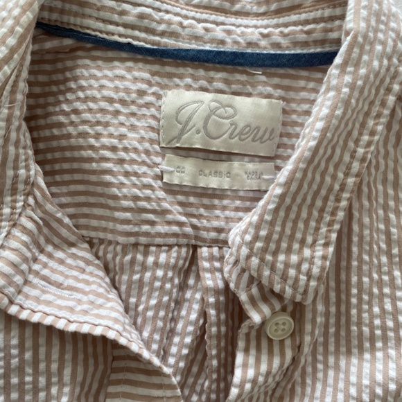 J.Crew Seersucker Shirt - Picture 2 of 4